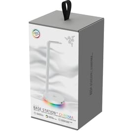 Подставка для гарнитуры Razer Base Station V2 Chroma, Mercury (RC21-01510300-R3M1) фото