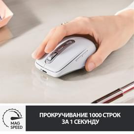 Сымсыз тінтуір USB/BT Logitech MX Anywhere 3 for Mac, Pale Grey (910-005991) фото