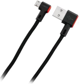 Кабель USB 2.0 - MicroUSB, Neo, 1м, L-Type, Black (NEO-USB-MUSBLT) фото