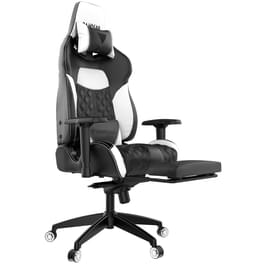 Gamdias ACHILLES P1 L RGB Компьютерлік ойын креслосы, Black/White (ACHILLES P1 L BW) фото