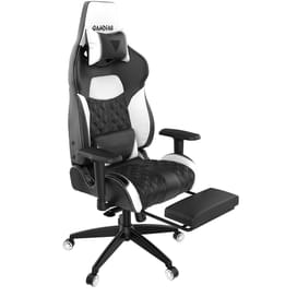 Gamdias ACHILLES P1 L RGB Компьютерлік ойын креслосы, Black/White (ACHILLES P1 L BW) фото