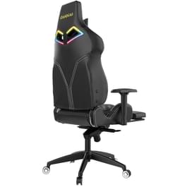 Gamdias ACHILLES P1 L RGB Компьютерлік ойын креслосы, Black/White (ACHILLES P1 L BW) фото