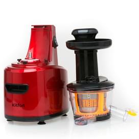 Kitfort KT-1101-2 Баспақты шырынсыққышы, қызыл түсті фото