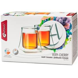 Набор стаканов с двойными стенками Very-Cherry 250мл 2пр. Apollo VCH-250 фото