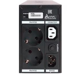 SVC ҮҚК, 500VA/300W, AVR:138-292В, 2 Shuko, Black (V-500-L-LCD) фото
