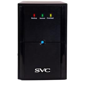 ИБП SVC, 1500VA/900W, AVR:165-275В, 3 Schuko, Black (V-1500-L) фото