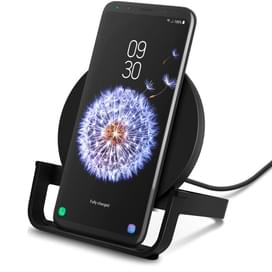 Беспроводное зарядное устройство Belkin, Stand Wireless Charging Qi, 10W, Black (WIB001VFBK) фото