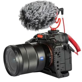 Simorr 3288 Wave S1 камерасына бекітуі бар микрофон-мылтығы фото