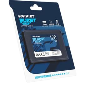 Ішкі SSD 2.5" 7мм 120GB Patriot BURST ELITE SATA-III 3D QLC (PBE120GS25SSDR) фото