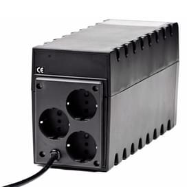 ИБП Powercom, 600VA/360W, AVR:160-275В, 3Schuko, Black (RPT-600A EURO) фото