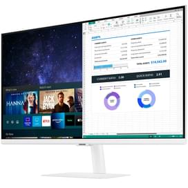 Монитор 27 Samsung Smart LS27AM501NIXCI 1920x1080 16:9 VA 60ГЦ (2HDMI) White фото