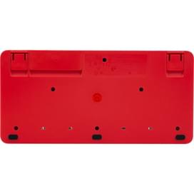 Клавиатура + Мышка беспроводные USB Logitech MK240 Nano White/Red (920-008212) фото