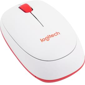 Клавиатура + Мышка беспроводные USB Logitech MK240 Nano White/Red (920-008212) фото