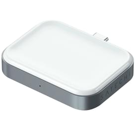 Беспроводное зарядное устройство Satechi, Wireless Charging Dock for AirPods, Space Grey (ST-TCWCDM) фото