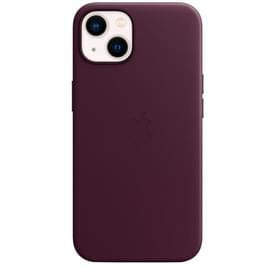Чехол для iPhone 13, Leather Case with MagSafe, Dark Cherry (MM143ZM/A) фото