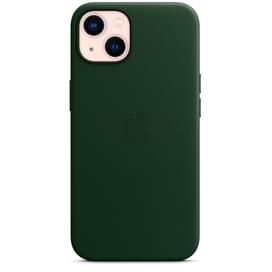 iPhone 13, Leather Case with MagSafe, Sequoia Green (MM173ZM/A) арналған тысқабы фото