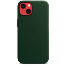 Чехол для iPhone 13, Leather Case with MagSafe, Sequoia Green (MM173ZM/A) фото