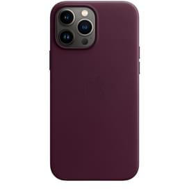 Чехол для iPhone 13 Pro Max, Leather Case with MagSafe, Dark Cherry (MM1M3ZM/A) фото