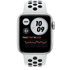 Смарт-часы Apple Watch Nike SE GPS, 40mm Silver Aluminium Case with Platinum Nike Sport Band (MKQ23G фото