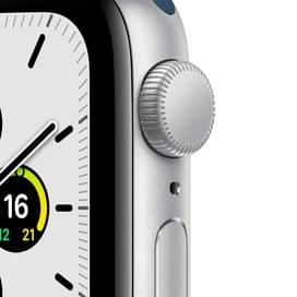 Смарт-часы Apple Watch SE GPS, 40mm Silver Aluminium Case with Abyss Blue Sport Band (MKNY3GK/A) фото