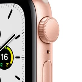 Смарт-часы Apple Watch SE GPS, 40mm Gold Aluminium Case with Starlight Sport Band (MKQ03GK/A) фото