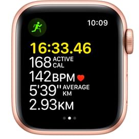 Смарт-часы Apple Watch SE GPS, 40mm Gold Aluminium Case with Starlight Sport Band (MKQ03GK/A) фото