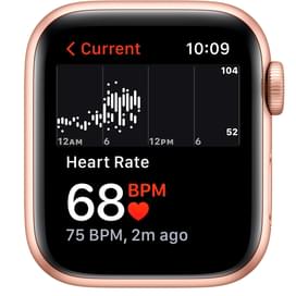 Смарт-часы Apple Watch SE GPS, 40mm Gold Aluminium Case with Starlight Sport Band (MKQ03GK/A) фото
