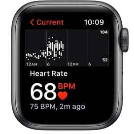 Смарт-часы Apple Watch SE GPS, 40mm Space Gray Aluminium Case with Midnight Sport Band (MKQ13GK/A) фото