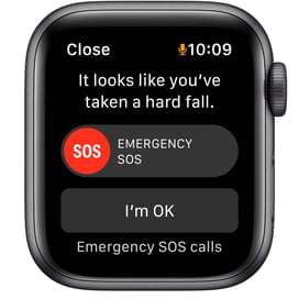 Смарт-часы Apple Watch SE GPS, 40mm Space Gray Aluminium Case with Midnight Sport Band (MKQ13GK/A) фото