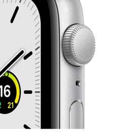 Смарт-часы Apple Watch SE GPS, 44mm Silver Aluminium Case with Abyss Blue Sport Band (MKQ43GK/A) фото