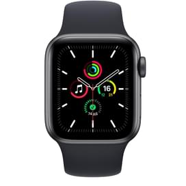 Смарт-часы Apple Watch SE GPS, 44mm Space Gray Aluminium Case with Midnight Sport Band (MKQ63GK/A) фото