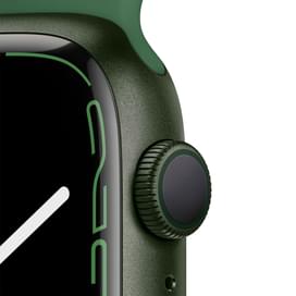 Смарт-часы Apple Watch Series 7 GPS, 41mm Green Aluminium Case with Clover Sport Band фото