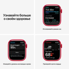 Смарт-часы Apple Watch Series 7 GPS, 41mm (PRODUCT)RED Aluminium Case with (PRODUCT)RED Sport Band фото