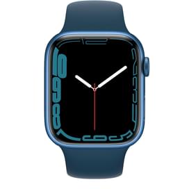 Смарт-часы Apple Watch Series 7 GPS, 45mm Blue Aluminium Case with Abyss Blue Sport Band фото