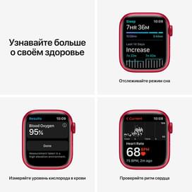 Смарт-часы Apple Watch Series 7 GPS, 45mm (PRODUCT)RED Aluminium Case with (PRODUCT)RED Sport Band фото