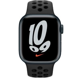 Смарт-часы Apple Watch Nike Series 7 GPS, 41mm Midnight Aluminium Case with Black Nike Sport Band фото