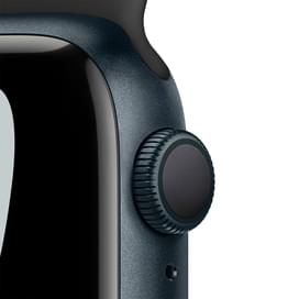 Смарт-часы Apple Watch Nike Series 7 GPS, 41mm Midnight Aluminium Case with Black Nike Sport Band фото