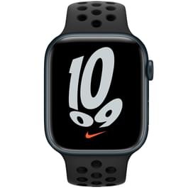 Смарт-часы Apple Watch Nike Series 7 GPS, 45mm Midnight Aluminium Case with Black Nike Sport Band фото