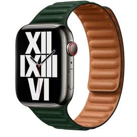 Браслет 45mm Sequoia Green Leather Link M/L (ML803ZM/A) фото