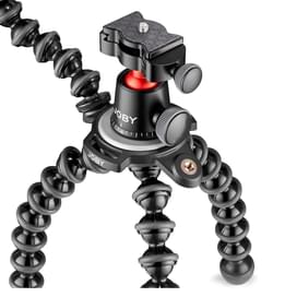 Joby GorillaPod 3K PRO Rig фотокамераларға арналған басы бар штативі, қара/сұр (JB01567-BWW) фото