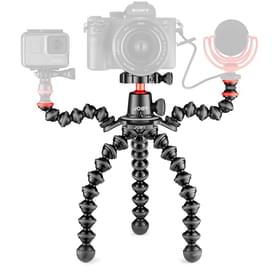 Joby GorillaPod 3K PRO Rig фотокамераларға арналған басы бар штативі, қара/сұр (JB01567-BWW) фото