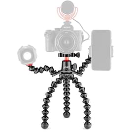 Joby GorillaPod 3K PRO Rig фотокамераларға арналған басы бар штативі, қара/сұр (JB01567-BWW) фото