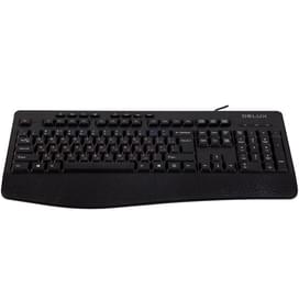 Клавиатура проводная USB Delux DLK-6060UB фото
