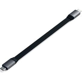 Satechi, Type-C - Type-C кабелі, 22cm, 100W, Space Grey (ST-TCCFC) фото