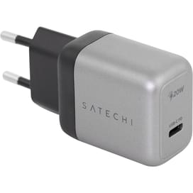 Сетевое зарядное устройство USB-C, Satechi 20W, PD, Space Grey (ST-UC20WCM-EU) фото