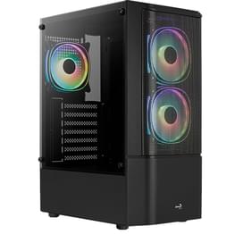 Aerocool Quantum Mesh MidTower кейсі, window, Black ATX (Mesh-G-BK-v3) фото