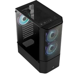 Aerocool Quantum Mesh MidTower кейсі, window, Black ATX (Mesh-G-BK-v3) фото