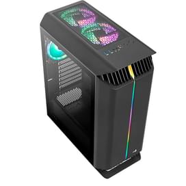 Aerocool Gladiator Duo MidTower кейсі, window, Black ATX (Gladiator Duo-G-BK-v1) фото