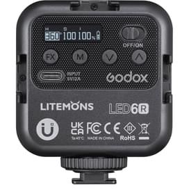 Осветитель светодиодный Godox LED6R RGB накамерный фото