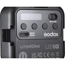 Осветитель светодиодный Godox LED6R RGB накамерный фото